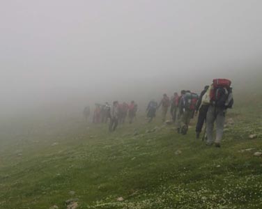 صعود هیئت کوهنوردی خمام به قله درفک