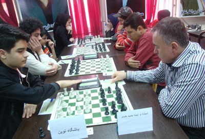خمام - تیم شطرنج شهرداری خمام همچنان در جایگاه سوم از مسابقات لیگ برتر گیلان