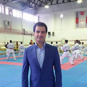 خمام - علیرضا نوروزی در مسابقات قهرمانی کاراته آسیا به قضاوت می‌پردازد