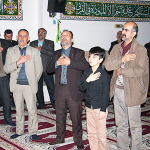 خمام - مراسم عزاداری در مسجد سیدالشهدا (ع) برگزار شد