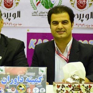 خمام - علیرضا نوروزی در مسابقات لیگ جهانی کاراته به قضاوت می‌پردازد