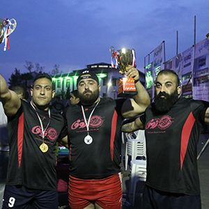 خمام - نائب قهرمانی شرکت کننده خمام در سومین دوره از مسابقات فرا استانی قوی‌ترین مردان