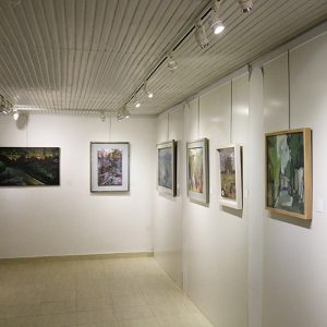 خمام - نمایشگاه گروهی نقاشی «کوچه باغ» برگزار شد
