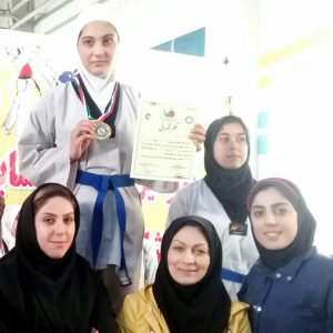 خمام - تکواندوکاران خمامی به ۱ مدال نقره و ۳ برنز در مسابقات تکواندو دختران گیلان دست یافتند