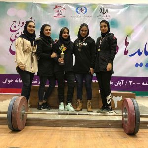 خمام - نایب‌قهرمانی خمام در رقابت‌های وزنه‌برداری بانوان استان گیلان