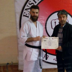 خمام - سجاد نظمی به‌عنوان نماینده سبک انشین کاراته در گیلان منصوب شد