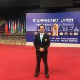 علیرضا نوروزی در رقابت‌های بین‌المللی کاراته آزاد باکو به قضاوت پرداخت