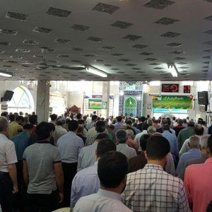 خمام - مسجد جامع برای حضور نمازگزاران ضدعفونی می‌شود