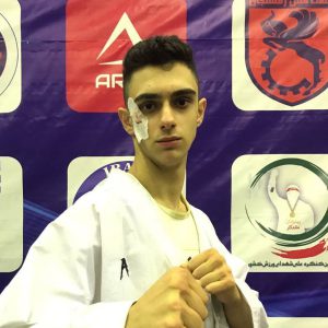 خمام - علی نوروزی در رقابت‌های کاراته قهرمانی کشور به مدال برنز رسید