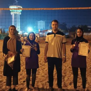 خمام - پیشگامان قهرمان والیبال ساحلی دختران بندرانزلی شد