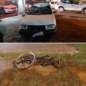 خمام - مصدوم‌شدن دوچرخه‌سوار در تصادف با پراید