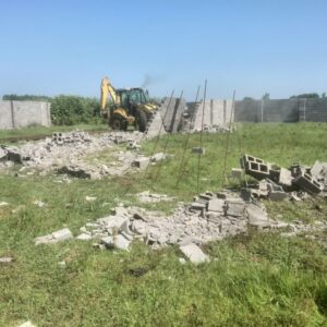 خمام - ۲ فقره دیوارکشی غیرمجاز در بخش چوکام قلع‌وقمع شد