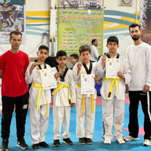 خمام - ۱ مدال نقره و ۳ برنز خردسالان خمامی در رقابت‌های استانی تکواندو