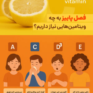 خمام - فصل پاییز به چه ویتامین‌هایی نیاز داریم؟